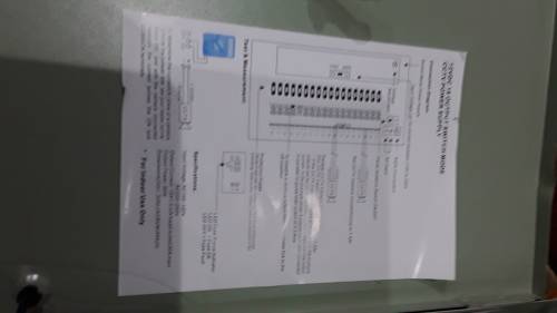 12 VDC,18 OUTPUT SWITCH MODE CCTV POWER SUPPLY