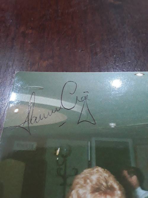 ORIGINAL  SIGNED SA CRICKET PLAYER PHOTOGRAPH OF HANSE CRONJE