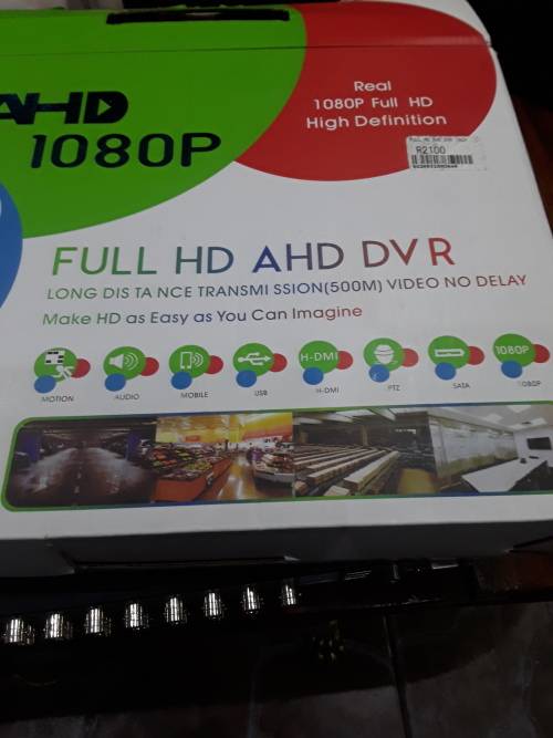 16 CHANNELS AHD DVR INCLUDING POWER SUPPLY AND MOUSE