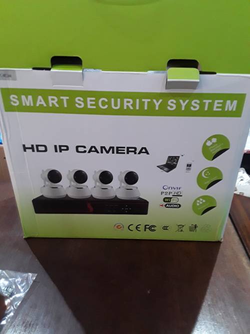 THE IPC NETWORK CAMERA AND DVR WIFI KIT(DVR,4CAMERAS,ALLCABLES AND MANUAL)COMPLETE