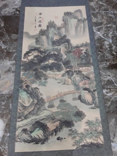 VINTAGE CHINESE ART(1,7x70cm)IN ORIGINAL BOX