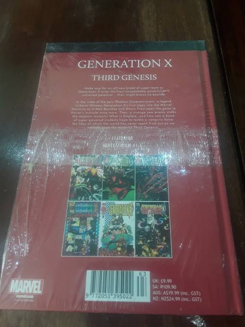 MARVEL SUPERHERO`S HARDCOVER COMIC(GENERATION X)