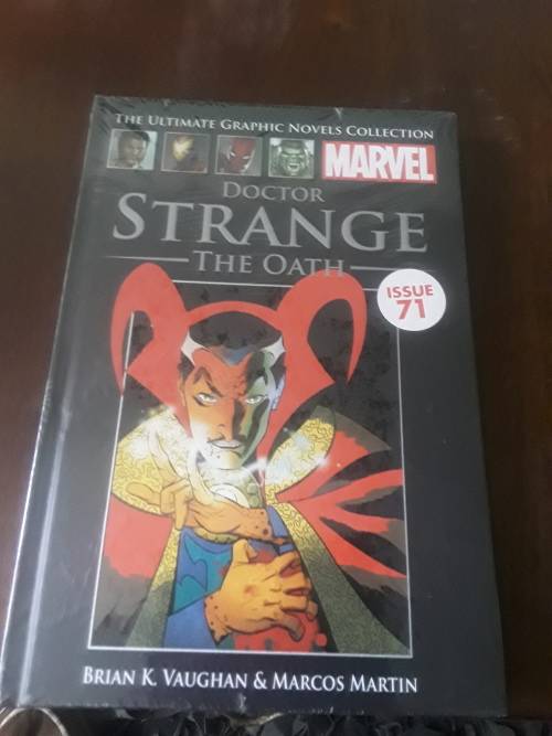 MARVEL SUPERHERO`S HARDCOVER COMIC(DR.STRANGE)THE OATH