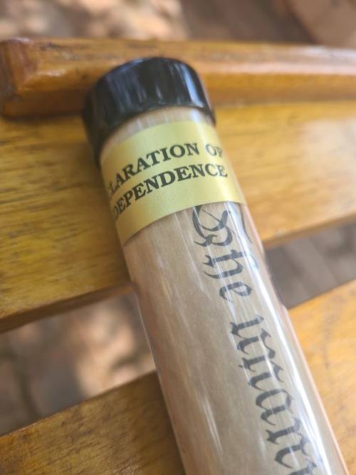 DECLARATION OF INDEPENDENCE (13TH USA)JULY 4,1776..SEALED IN CASE