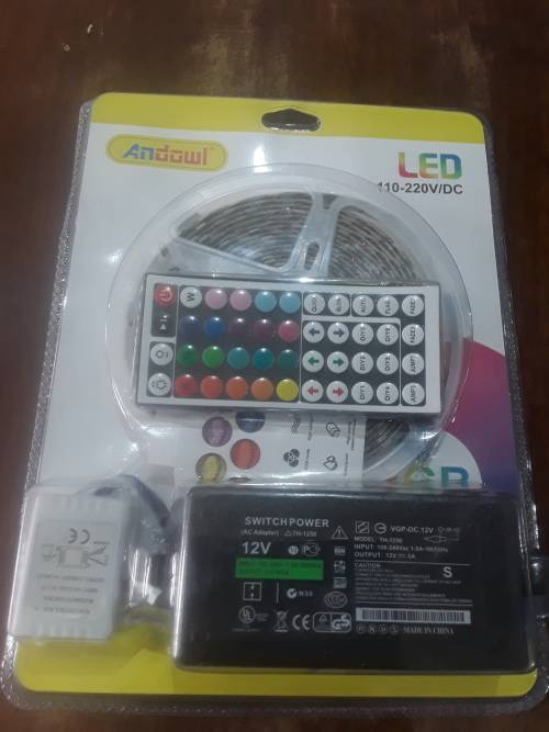REMOTE CONTROL LED STRIP LIGHT WITH P.SUPPLY AND CONTROL BOX