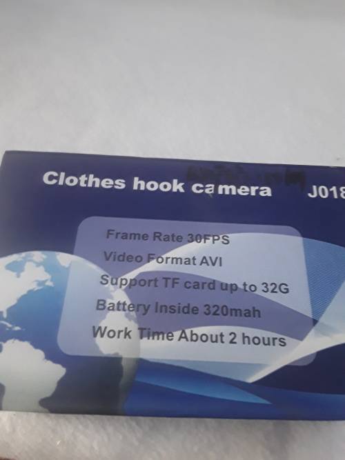 CLOTHES HOOK CAMERA (VIDEO MOTION DETECTOR)