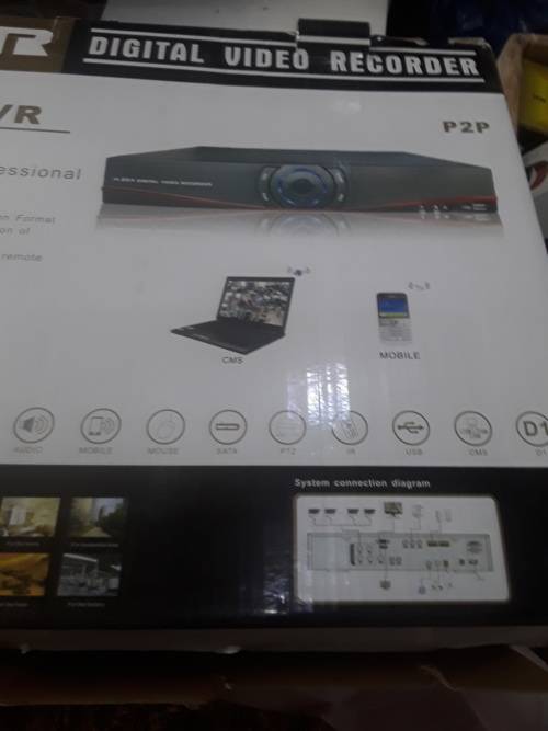 16 CHANNELS DVR INCLUDING POWER SUPPLY, REMOTE AND MOUSE