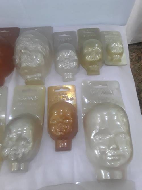 28 PIECES (DIFFERENT SIZE AND SHAPES)DOLLS HEAD MOULDS(UNUSED)