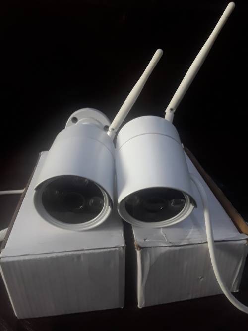SET OF 2 P2P WIFI CAMERAS
