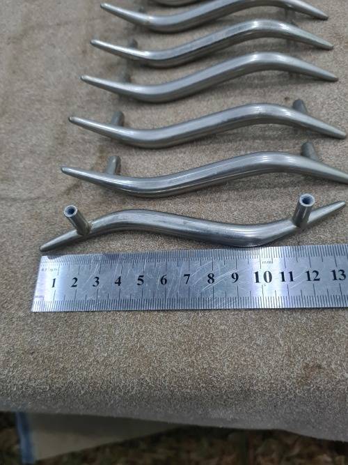 9 PIECE STAINLESS STEEL FURNITURE HANDLES