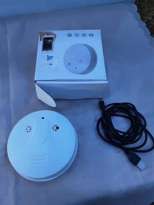 WITELESS WIFI SMOKE DETECTOR CAMERA