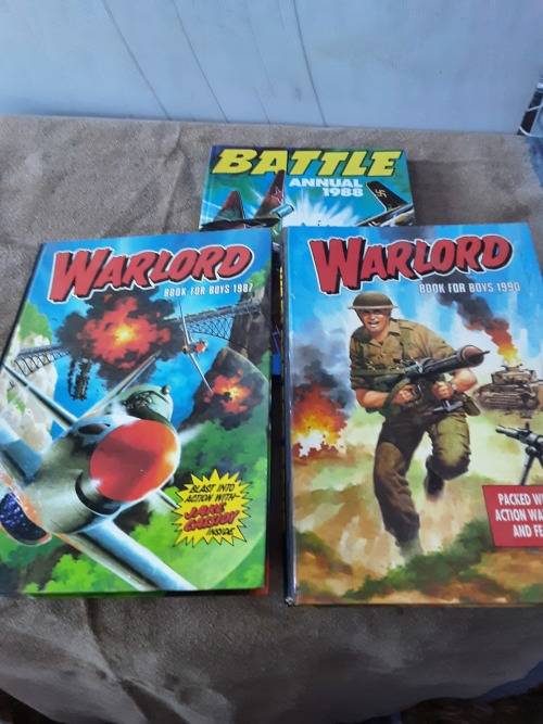 SET OF 3 VINTAGE WAR ANNUALS(HARDCOVER)