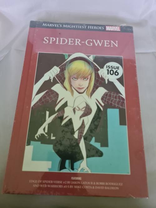MARVEL SUPERHERO HARDCOVER COMIC (SPIDER-GWEN)