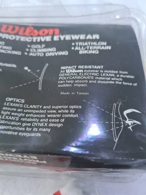 WILSON SPORTS PROTECTIVE EYEWEAR (ADULTS)CYCLE-SKI-GOLF