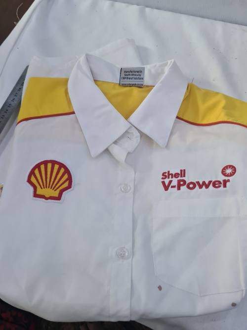 SHELL/FERRARI ADULT COTTON SHIRT(LARGE)