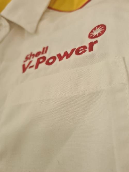 SHELL/FERRARI ADULT COTTON SHIRT(LARGE)