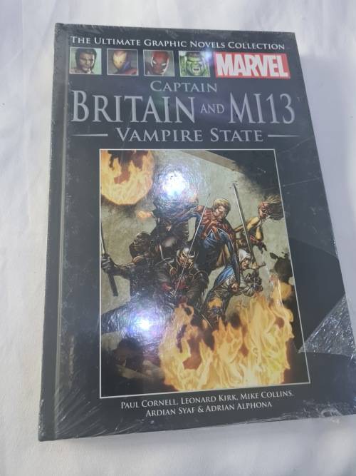 THE ULTIMATE GRAPHIC NOVELS COLLECTION MARVEL CAPTAIN BRITAIN AND MI13 VAMPIRE STATE