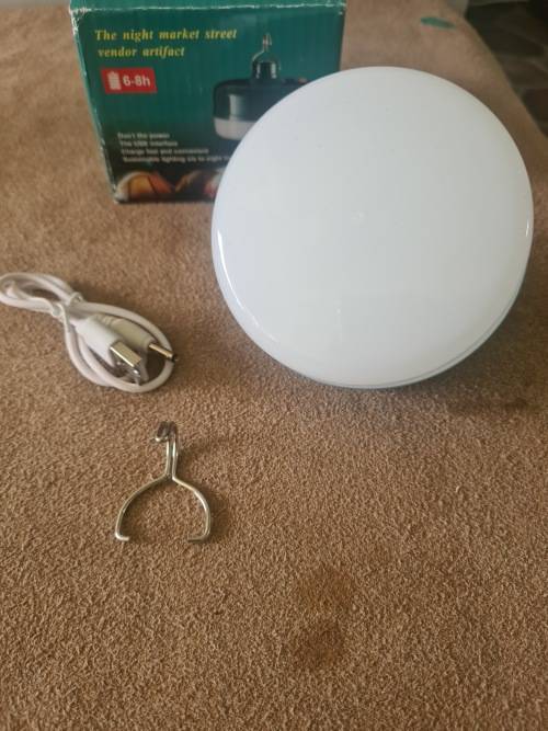 LITHIUM BATTERY BALL BUBBLE LIGHT (RECHARGABLE)6- 8 HOURS,100W