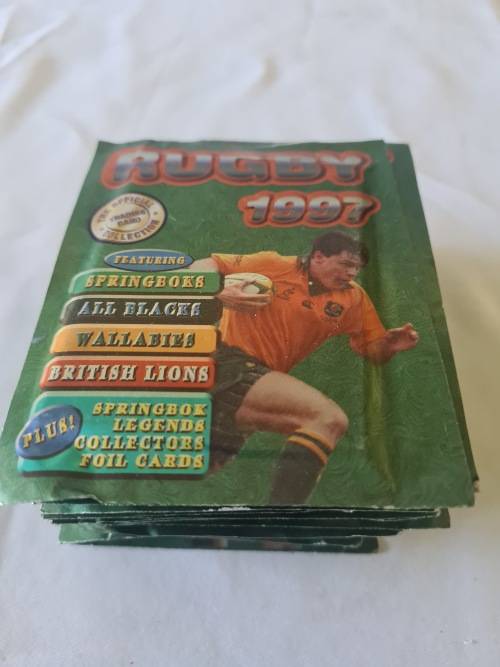20 PACK RUGBY 1997 TRADING CARDS (6 CARDS IN A PACK)INCL.A FOIL CARD IN EACH PACK
