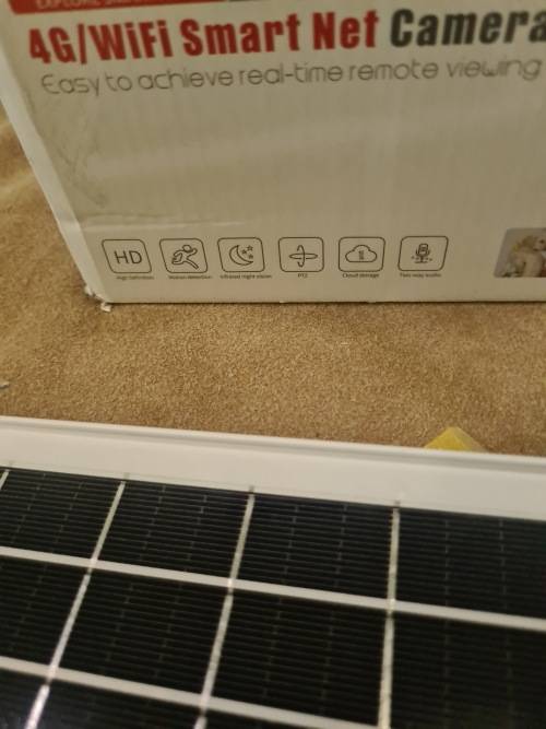 4G SOLAR WIFI NET CAMERA (REMOTE VIEWING)
