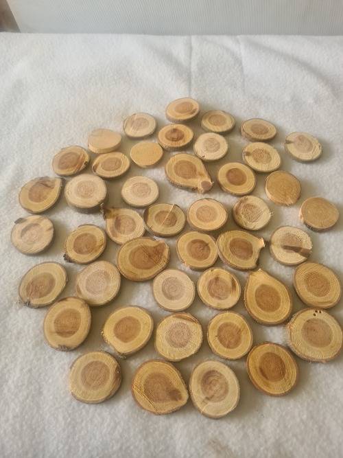WOOD SLICES MINIATURES (CENTRE PIECE)OVER 50 PIECES