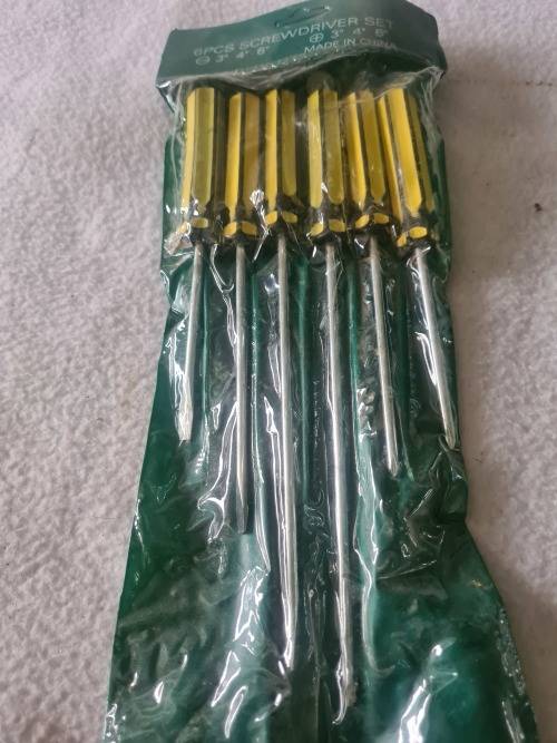 6 PIECE SCREWDRIVER SET