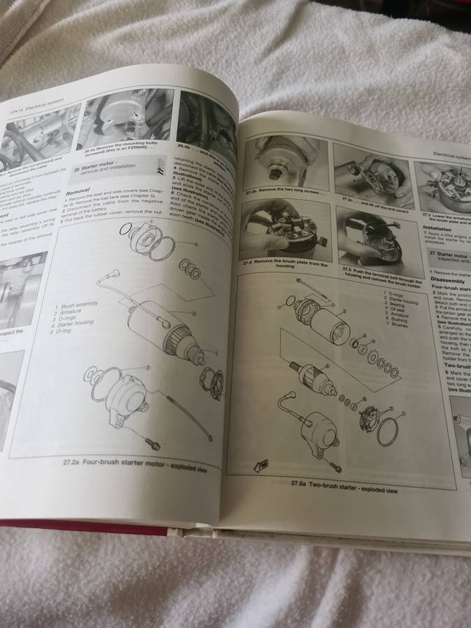 HAYNES YAMAHA SERVICE AND REPAIR MANUAL(HARDCOVER BOOK)