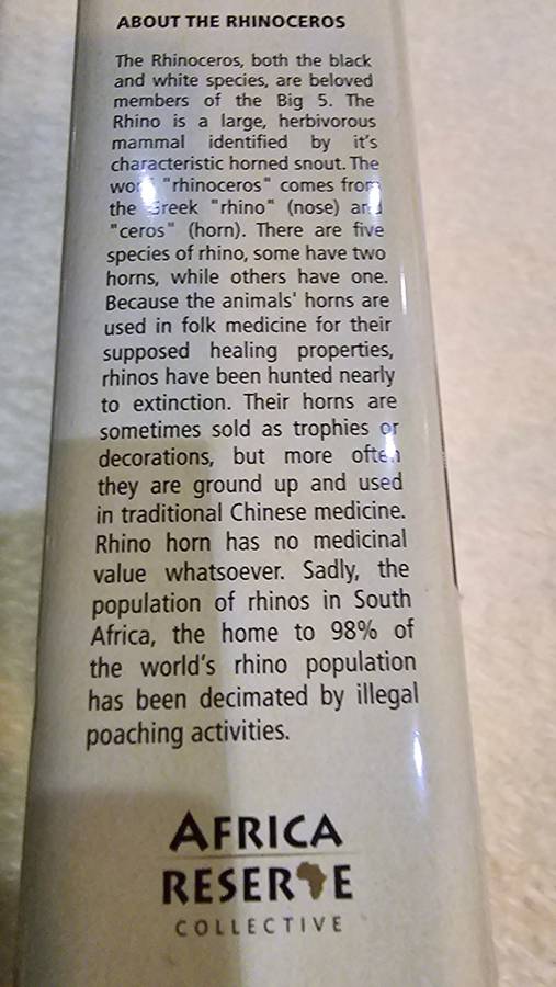 SET OF FIVE AFRICA RESERVE COLLECTIVE ANIMAL PRINT TINS