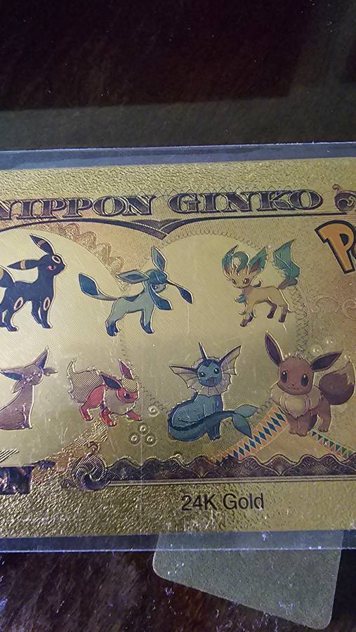 24 K GOLD POKEMAN COLLECTABLE