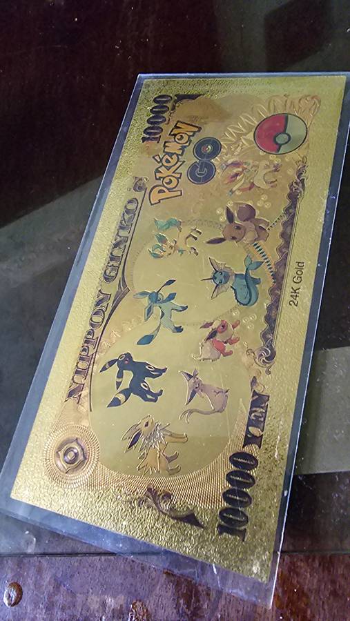 24 K GOLD POKEMAN COLLECTABLE
