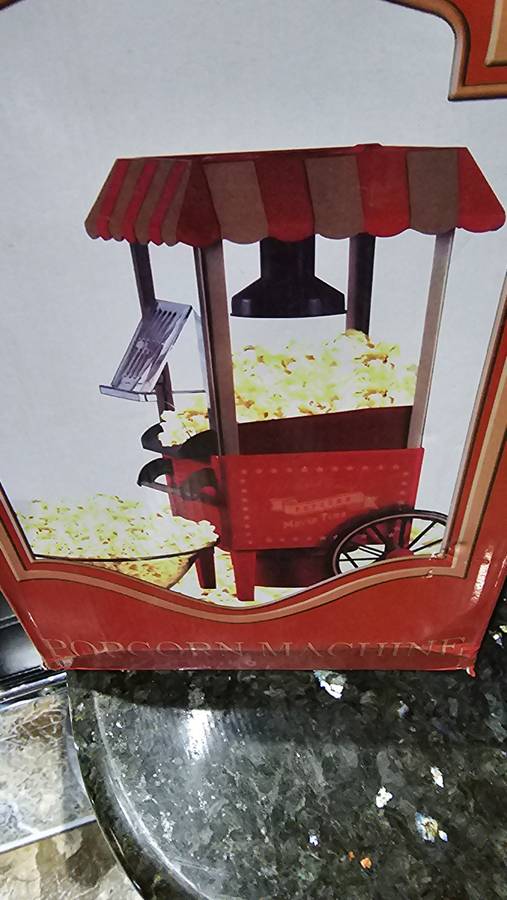OLD FASHIONED STYLE POPCORN MACHINE(TABLE TOP)
