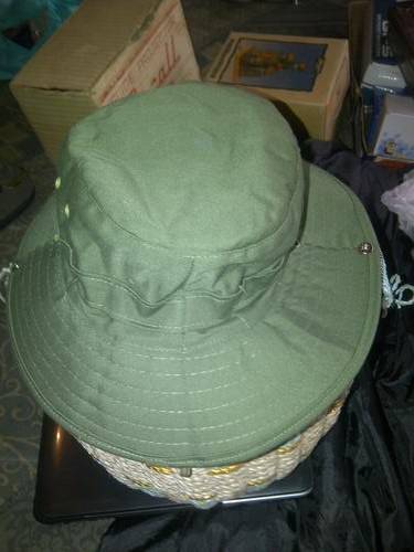 MENS ARMY GREEN STRONG COTTON CAPS-SEE D ESCRIPTION