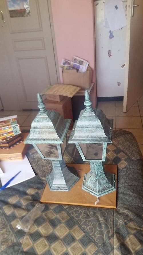2 X VINTAGE LIGHTS-SEE DESCRIPTION