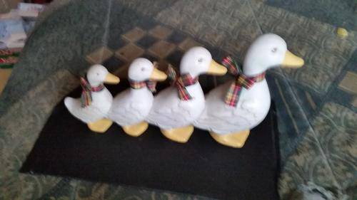 VINTAGE GEESE IN A ROW-SEE DESCRIPTION
