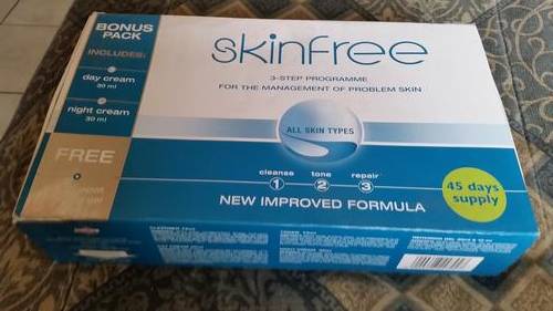 SKIN FREE(3 STEPS PROGRAMME FOR MANAGING OF PROBLEM SKIN)-SEE DESCRIPTION