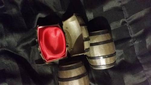 2 x BARREL LOOK RING BOX(ONE BID FOR ALL)