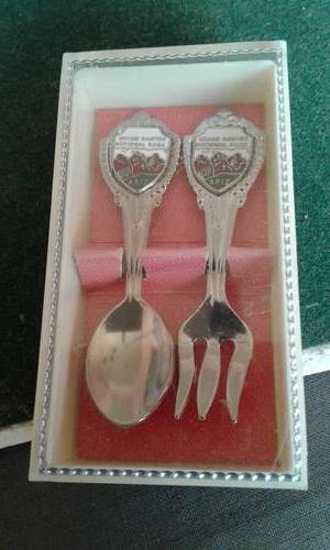 COLLECTORS GRAND CANYON NATIONAL PARK SPOON AND FORK