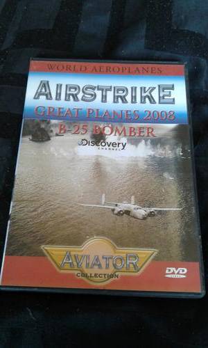 ORIGINAL DVD  OF WORLD AEROPLANES (AIRSTRIKE 2008 B_25 BOMBER)