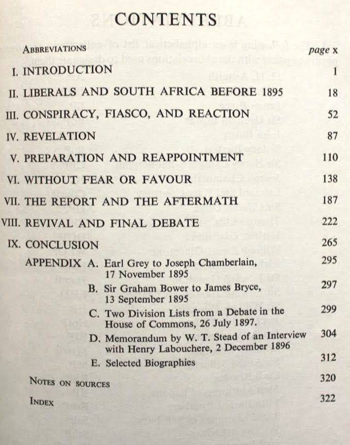 THE LIBERAL PARTY AND THE JAMESON RAID by Jeffrey Butler