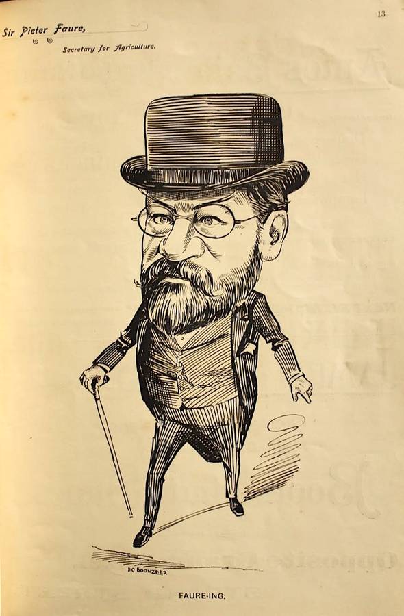 OWLOGRAPHS - A Collection of Cape Celebrities in Caricature (1901) by D. C. Boonzaier