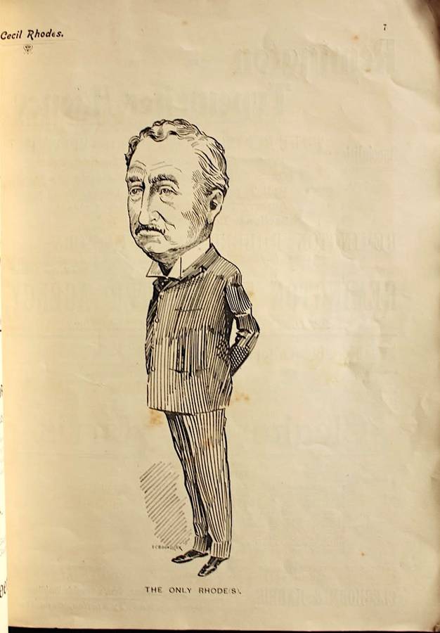 OWLOGRAPHS - A Collection of Cape Celebrities in Caricature (1901) by D. C. Boonzaier