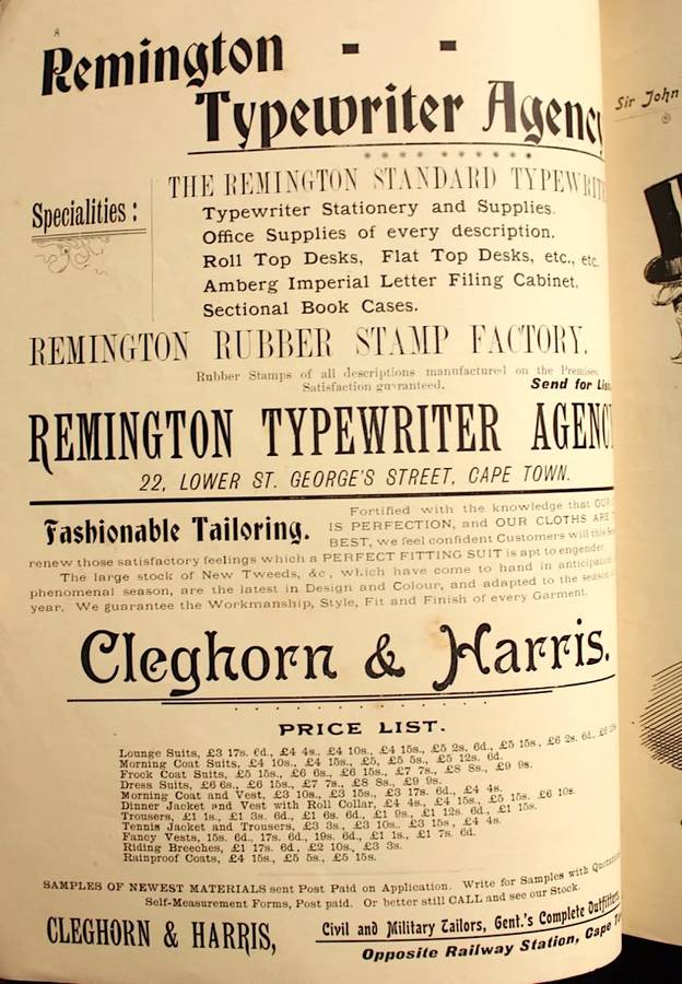 OWLOGRAPHS - A Collection of Cape Celebrities in Caricature (1901) by D. C. Boonzaier