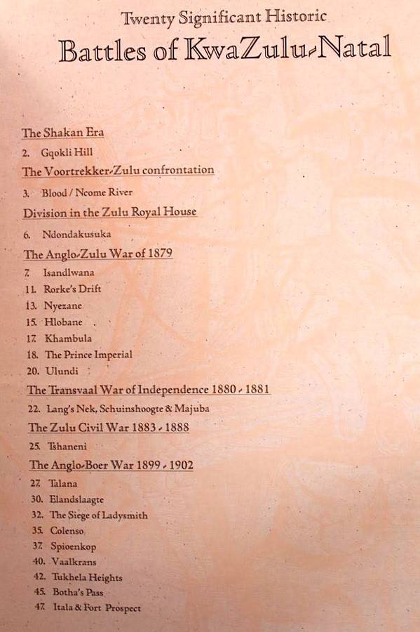 TWENTY SIGNIFICANT HISTORIC BATTLES OF KWAZULU-NATAL - KEN GILLINGS - SIGNED