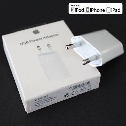 OEM Apple iPhone and iPad Charger + USB Cable