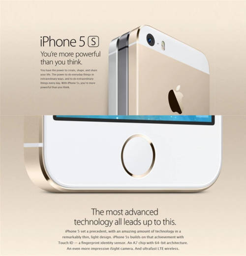 Apple iPhone 5S - Gold - New Condition