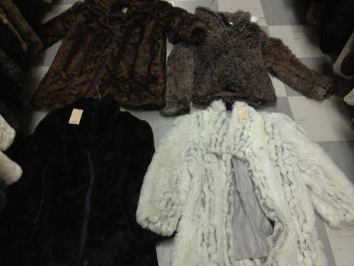 Imitation fur coats x 30 per bale
