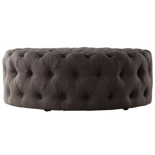 Baxton Studio Tufted-Ottoman