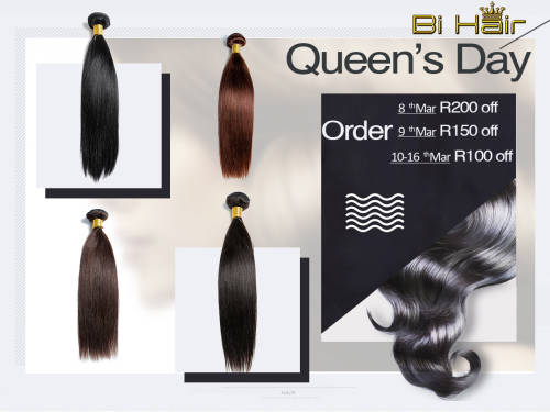 Brazilian Hair 300g straight Special R200 discount on 8th March,R150 discount on 9th March