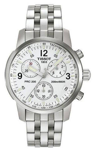 TISSOT PRC200 Swiss Quartz Sapphire Tachymeter Chronograph