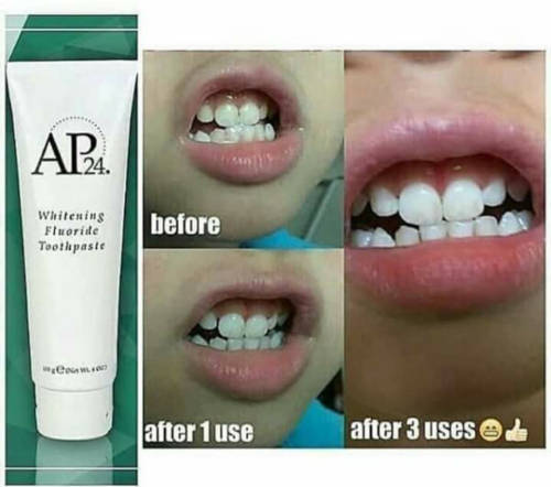 Whitening Fluoride Toothpaste AP 24